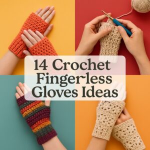 Crochet Fingerless Gloves Ideas