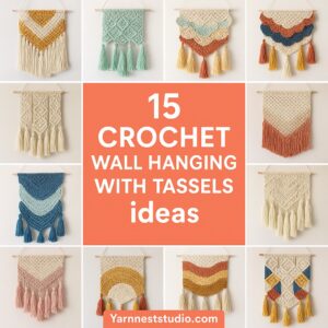 Crochet Wall Hanging With Tassels Ideas