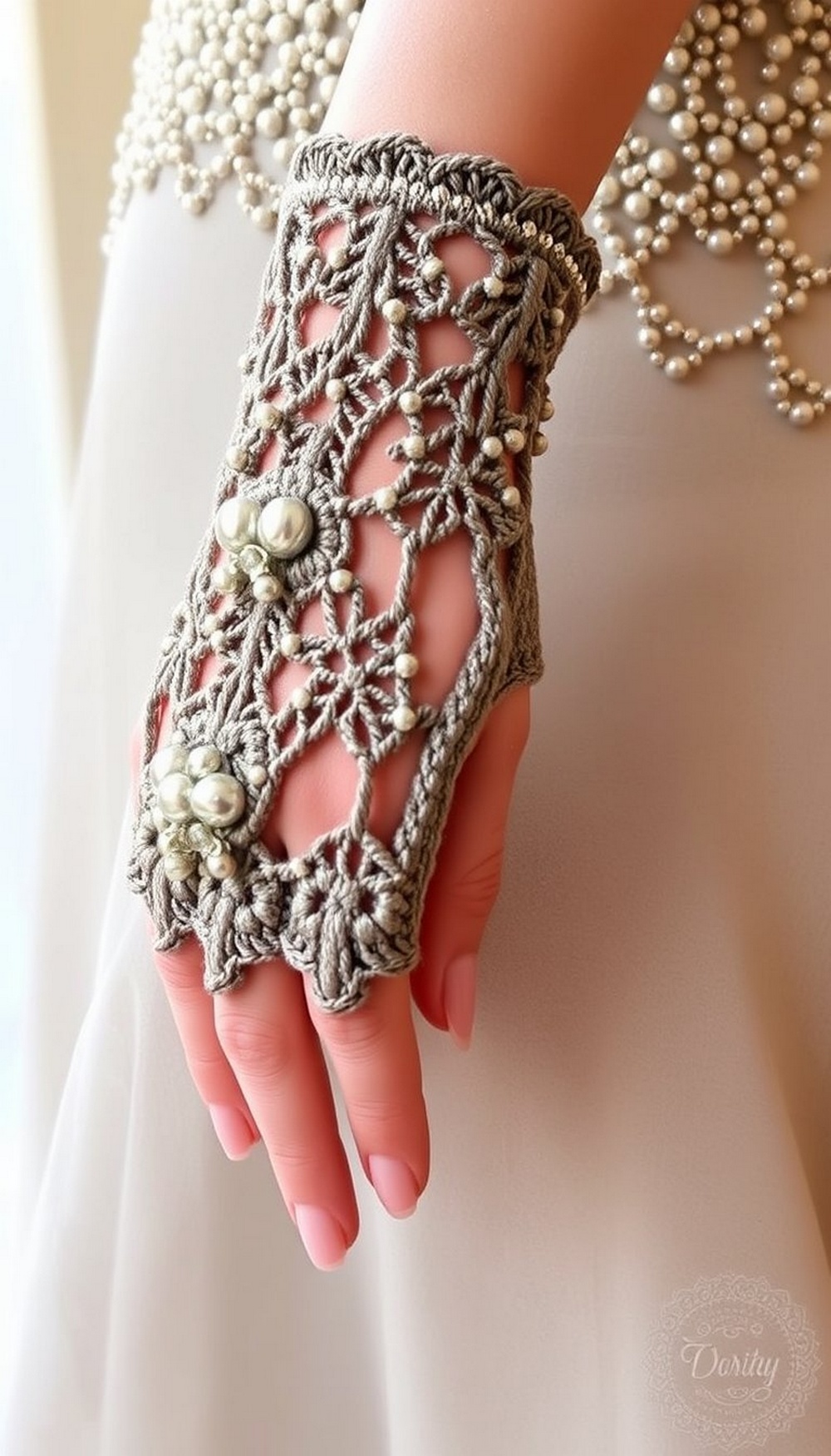 Beaded Gloves