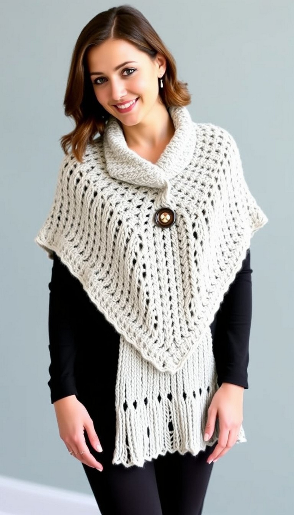 Capelet Style Poncho