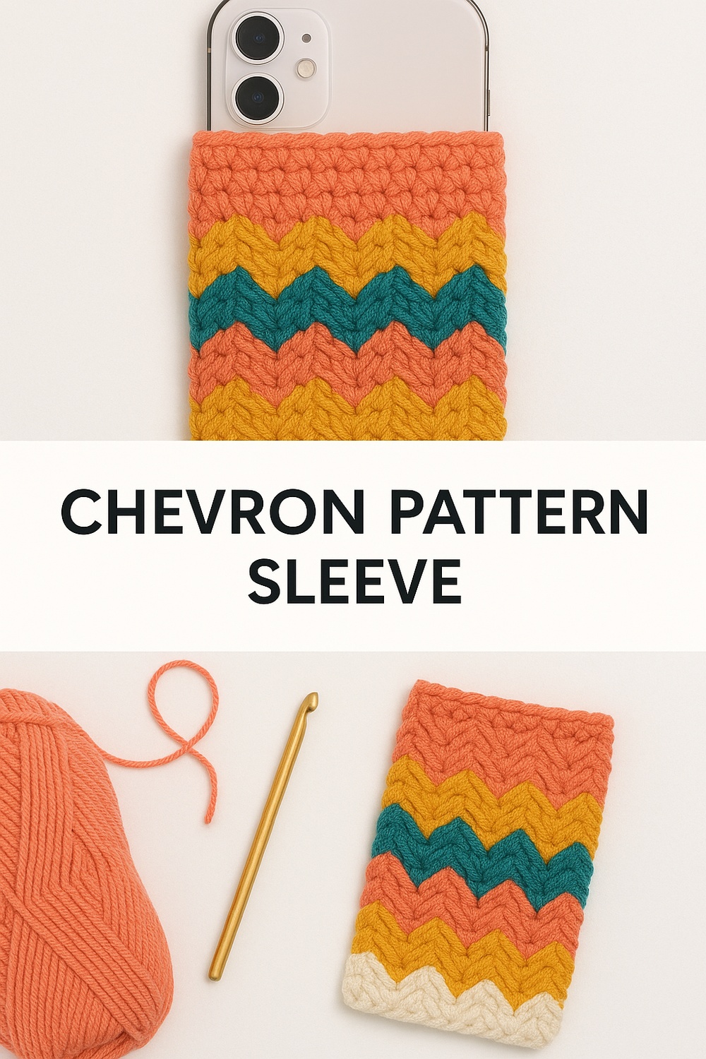 Chevron Pattern Sleeve