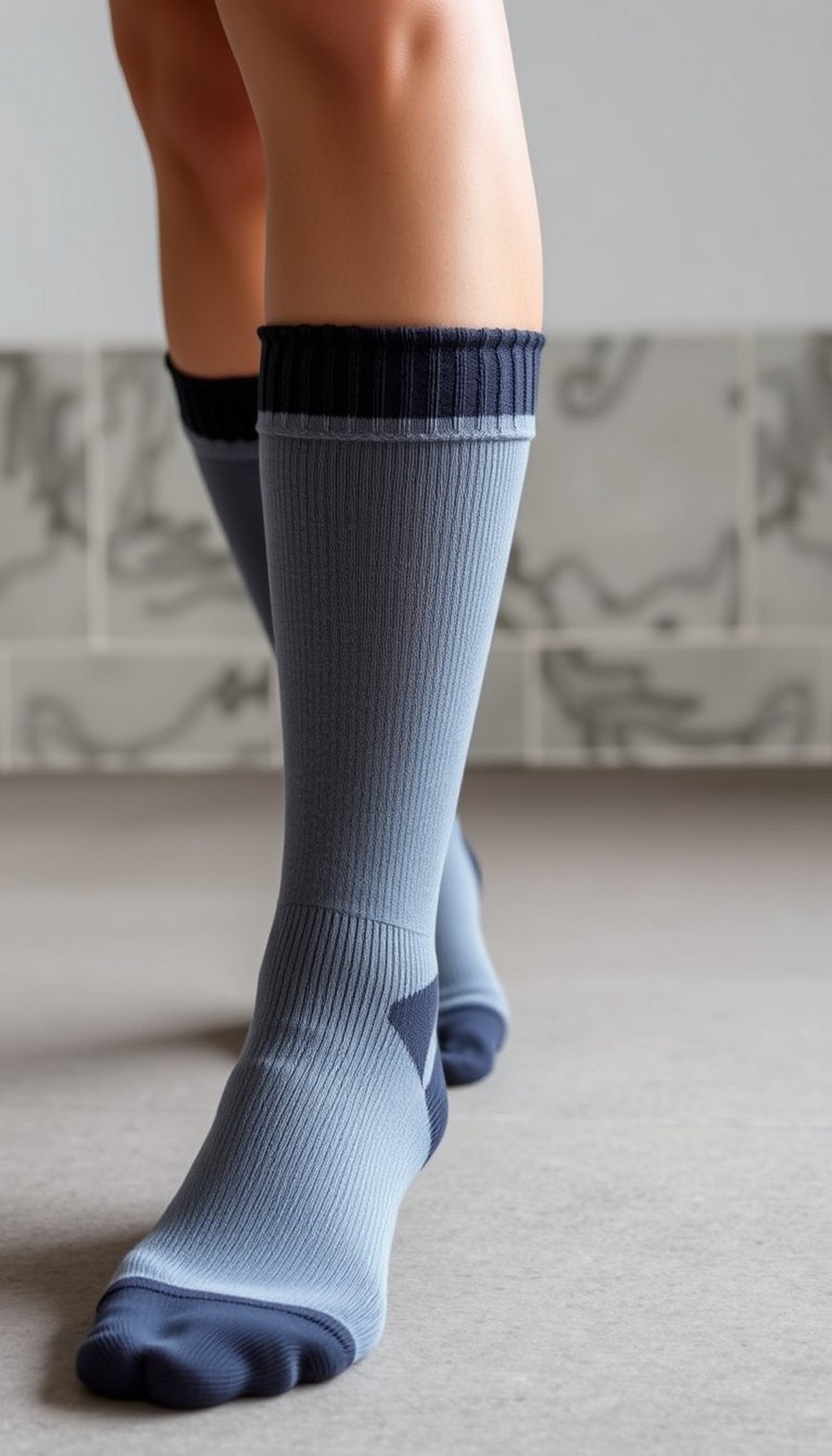 Compression Style Crochet Socks