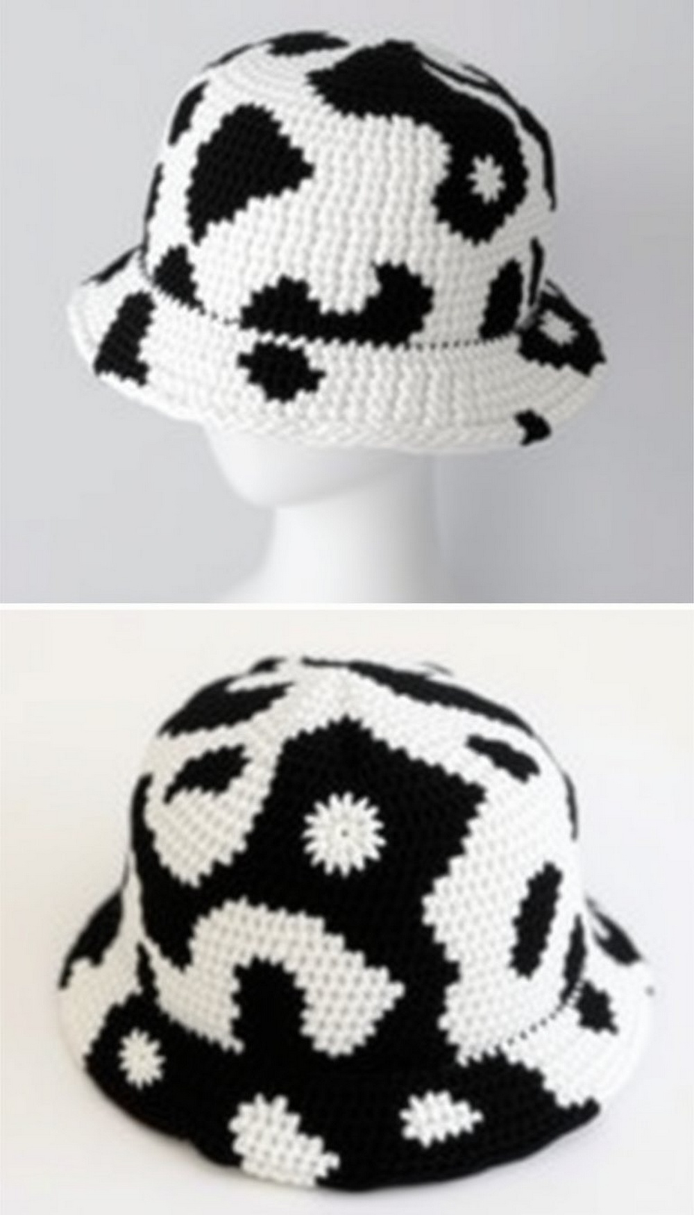 Cow Print Hat
