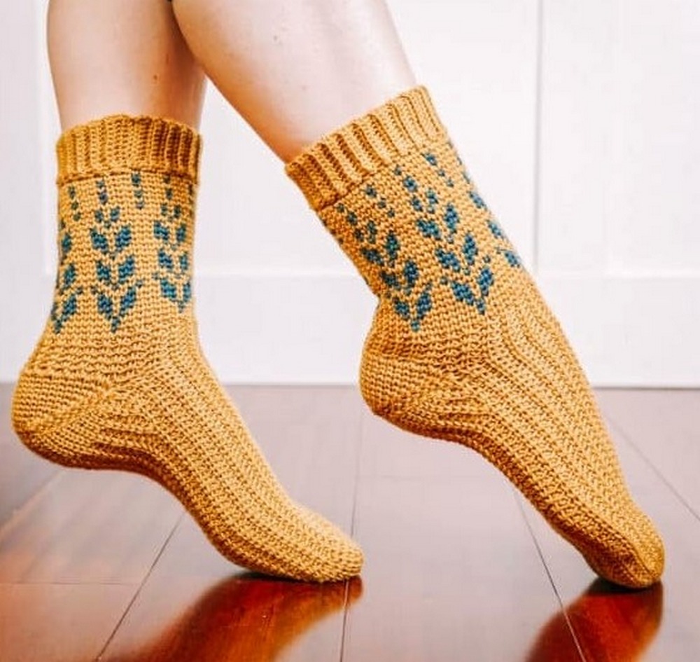 Fair Isle Inspired Socks