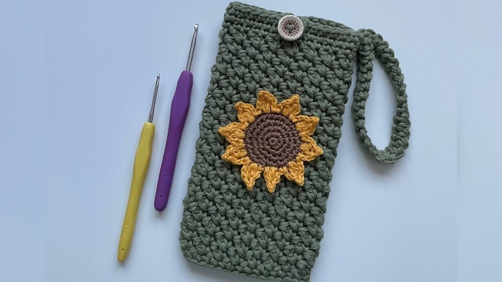Floral Appliqué Case