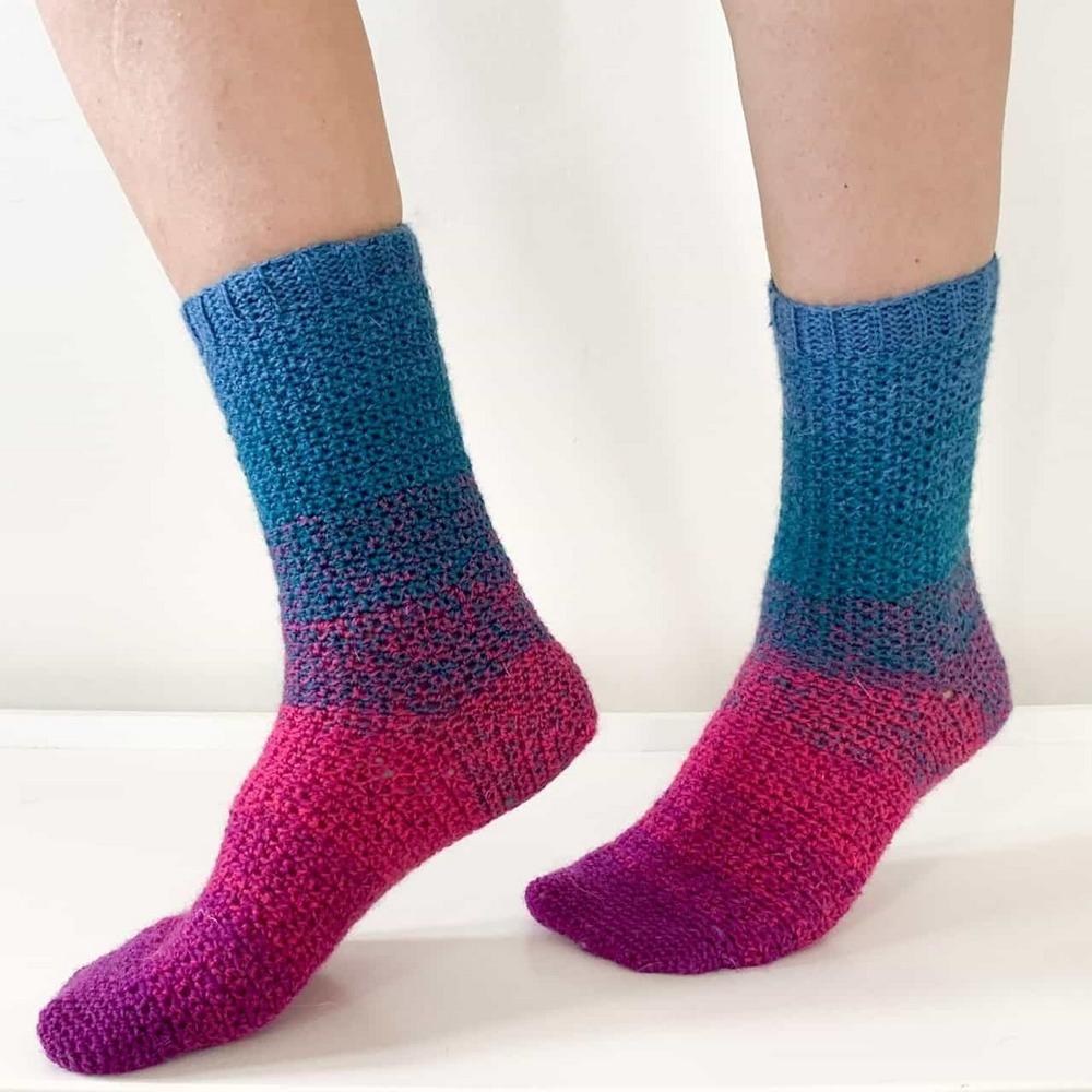 Gradient Rainbow Socks
