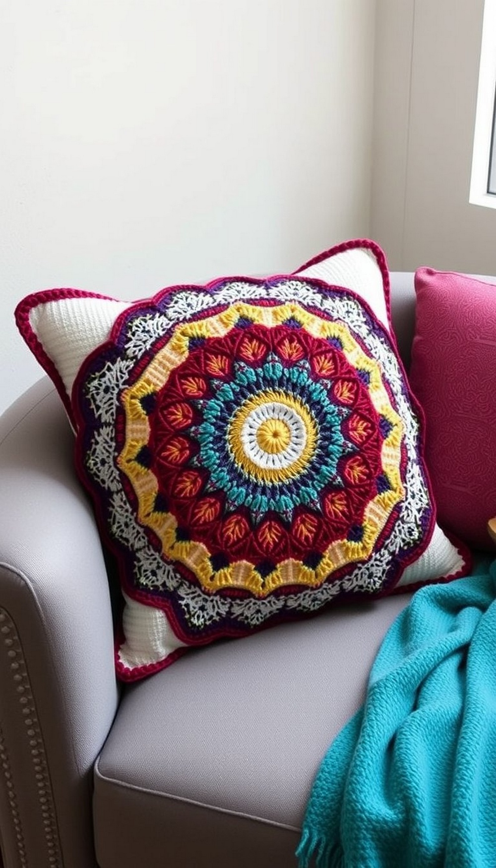 Mandala Pillow Cover