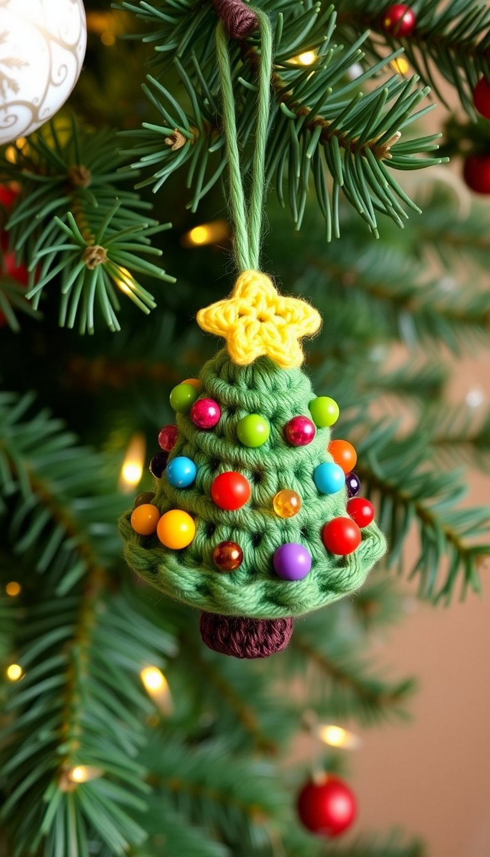 Mini Crochet Christmas Trees