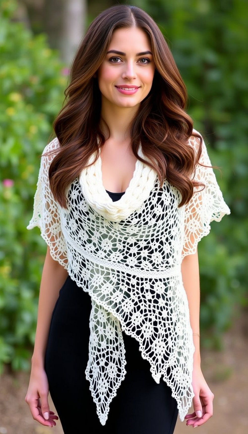 Pineapple Lace Wrap