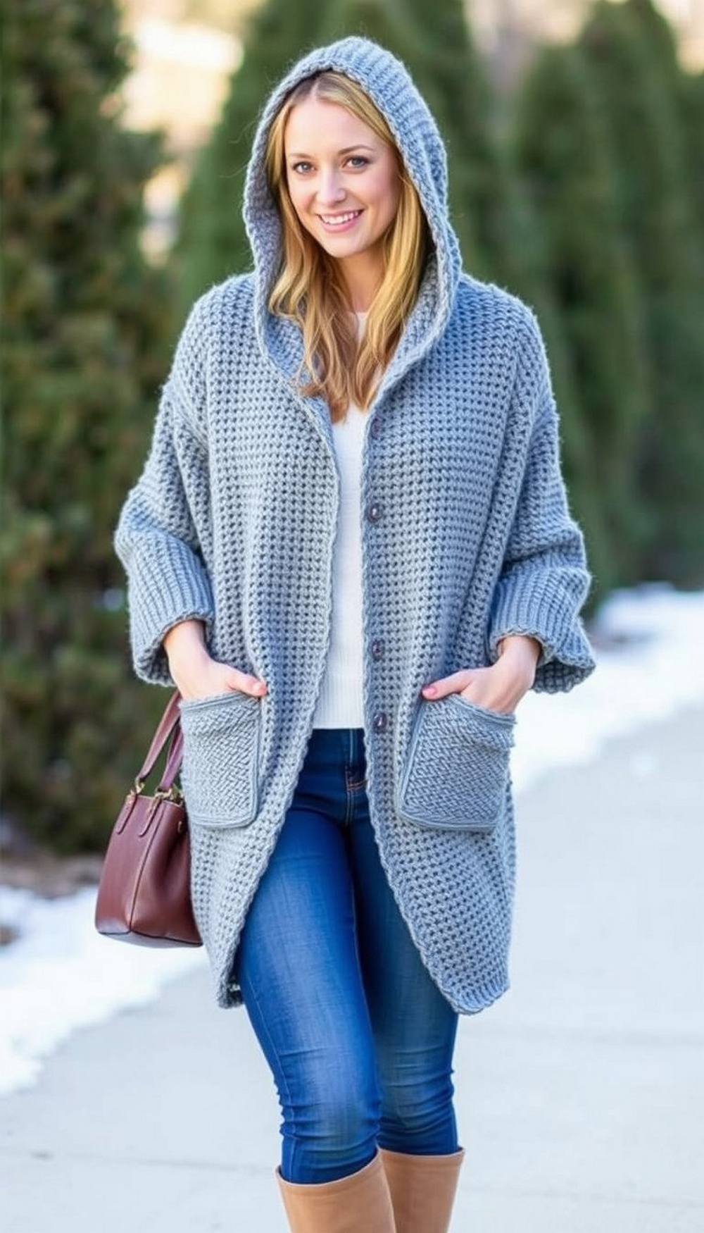 Pocket Shawl with Hood
