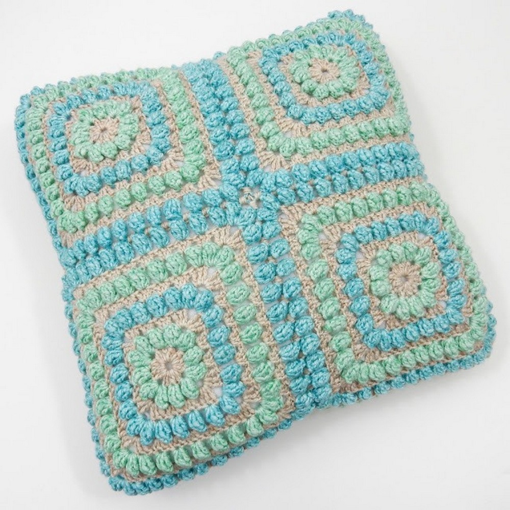 Popcorn Stitch Pillow
