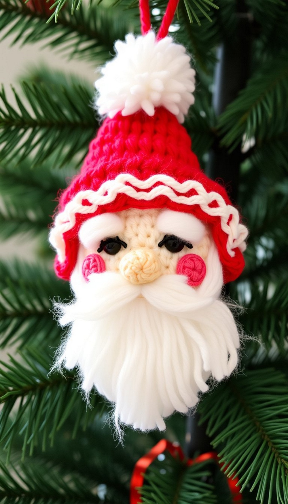 Santa Claus Face Ornament