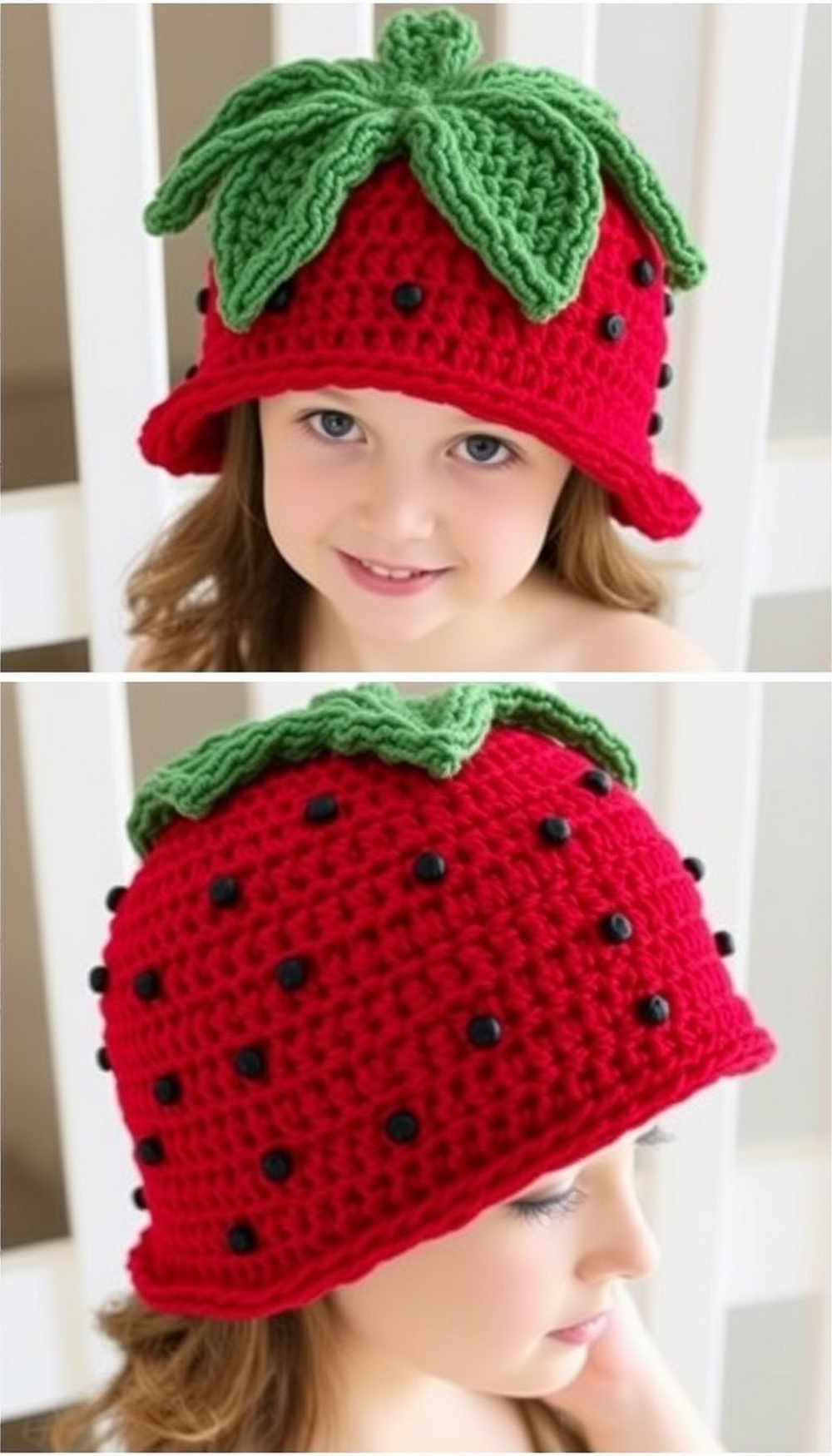 Strawberry Inspired Hat