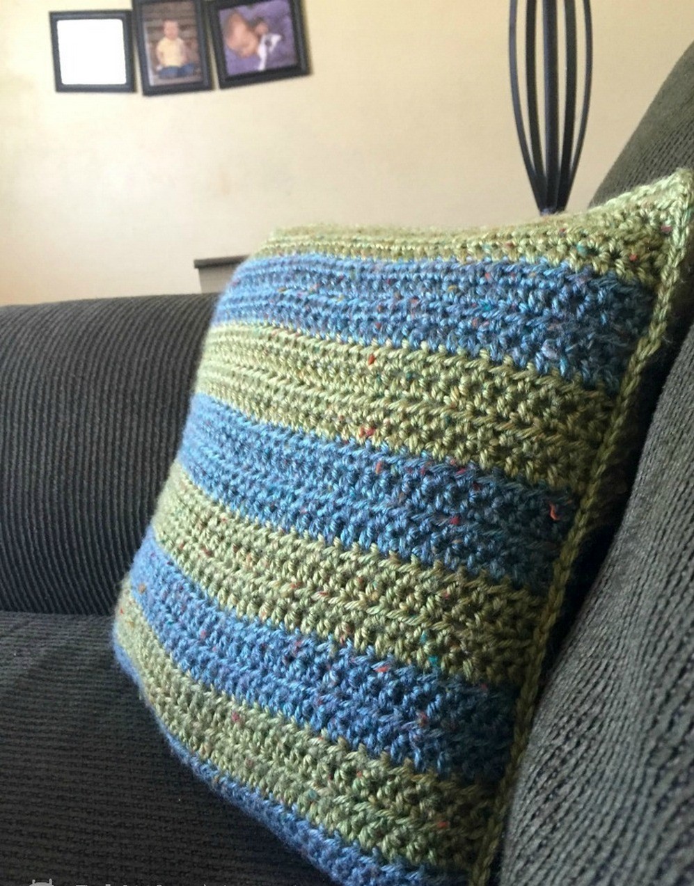 Striped Pillow Cover