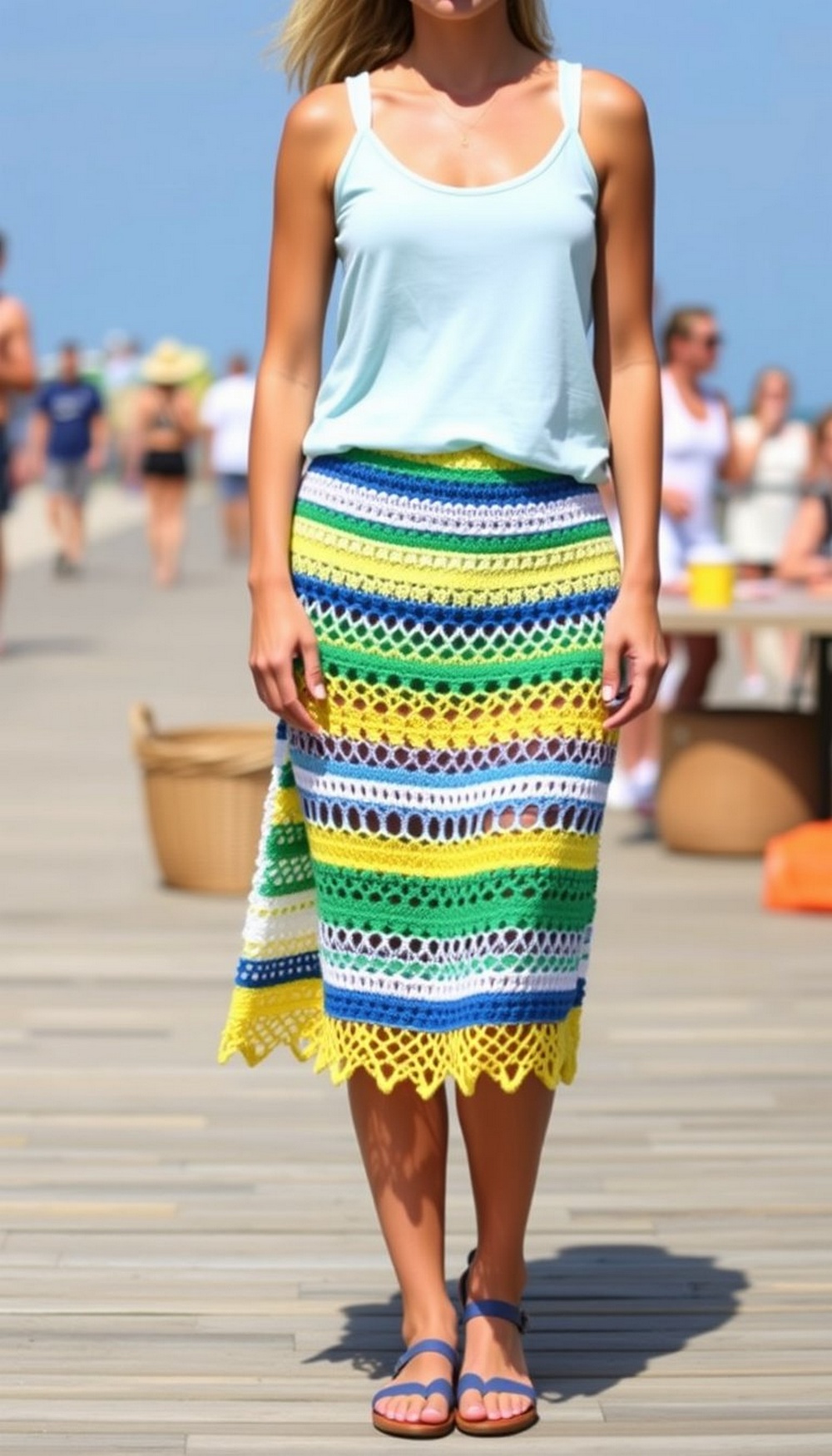 Striped Summer Skirt