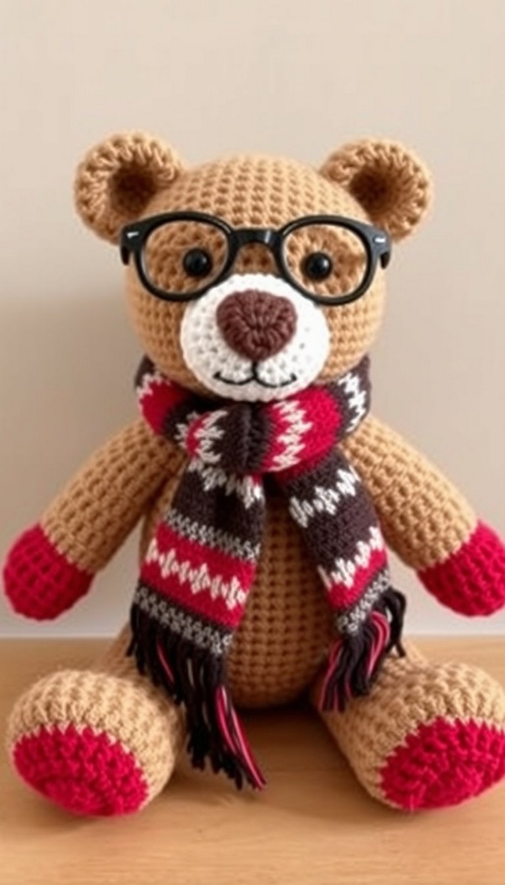 Teddy Bear with a Scarf