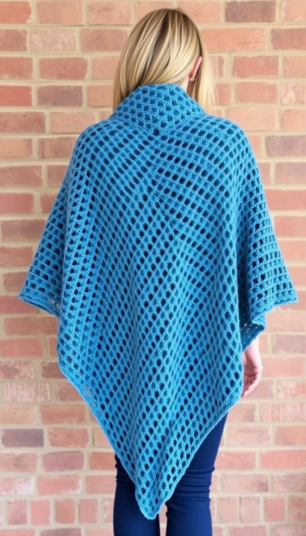 Tunisian Crochet Poncho