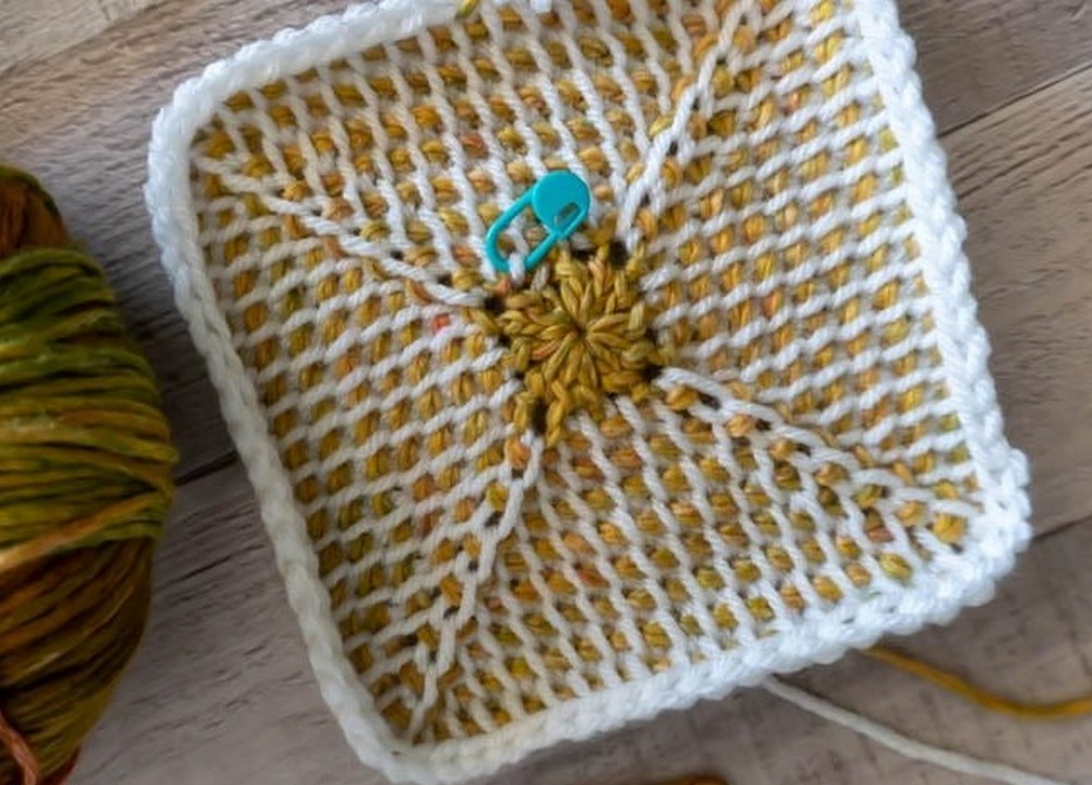 Tunisian Granny Squares
