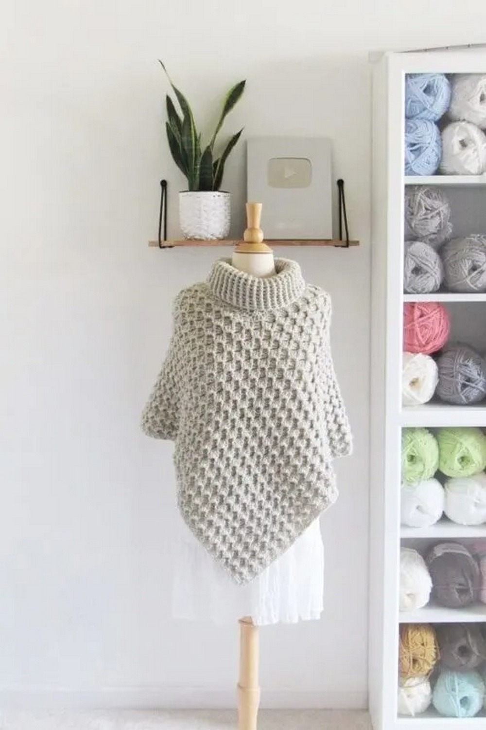 Turtleneck Poncho