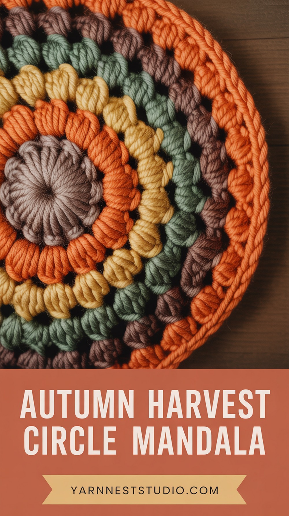 Autumn Harvest Circle Mandala