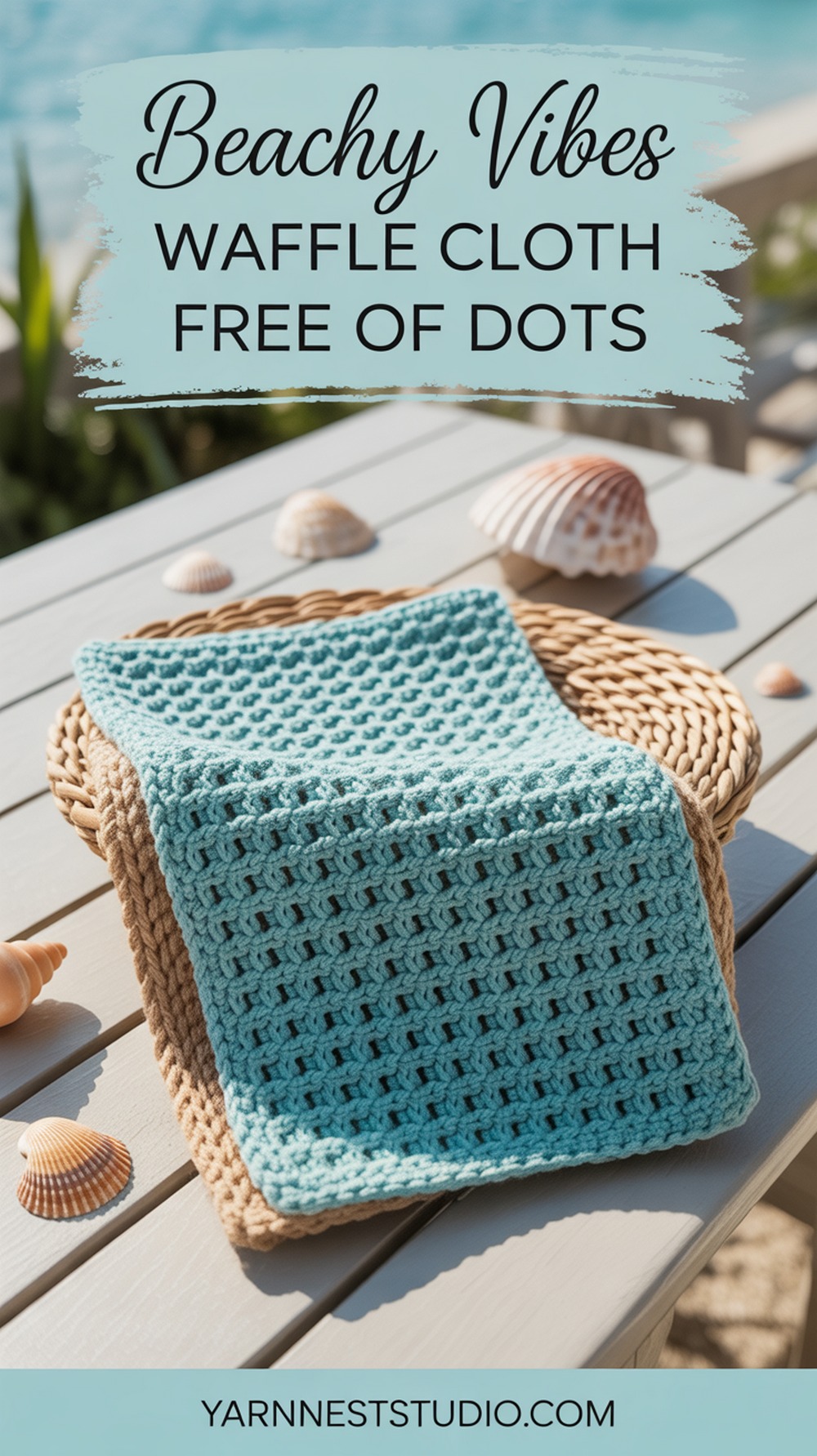 Beachy Vibes Waffle Cloth