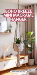Boho Breeze Mini Macrame Hanger
