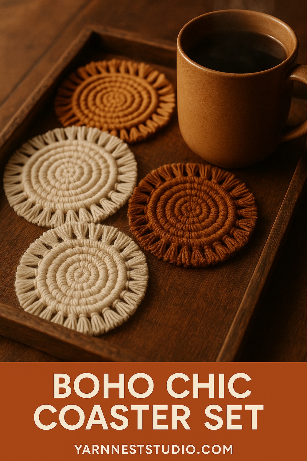Boho Chic Coaster Set