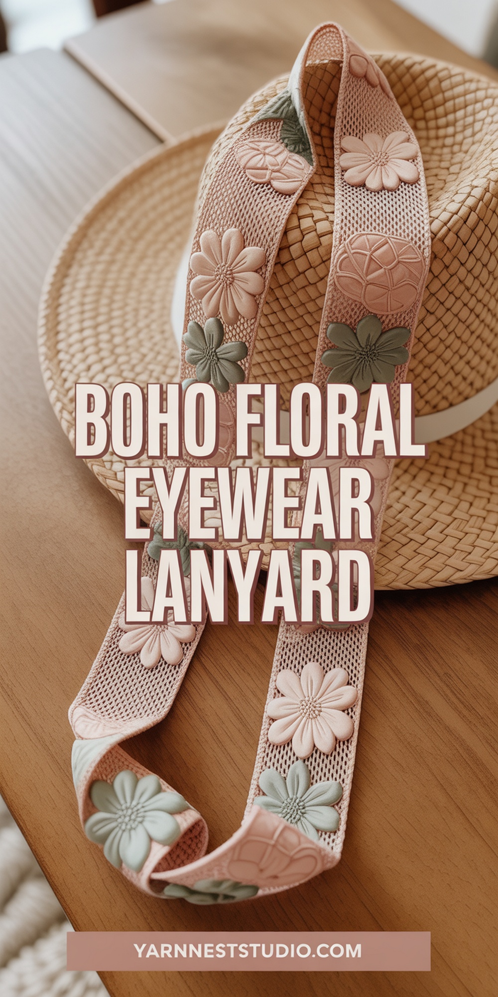 Boho Floral Eyewear Lanyard