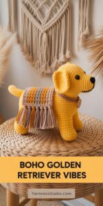 Boho Golden Retriever Vibes