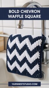 Bold Chevron Waffle Square