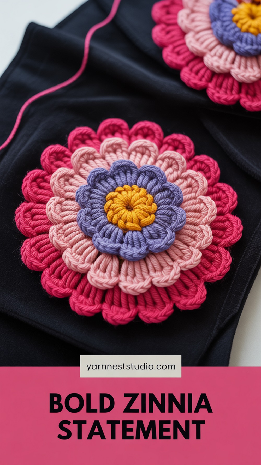 Bold Zinnia Statement