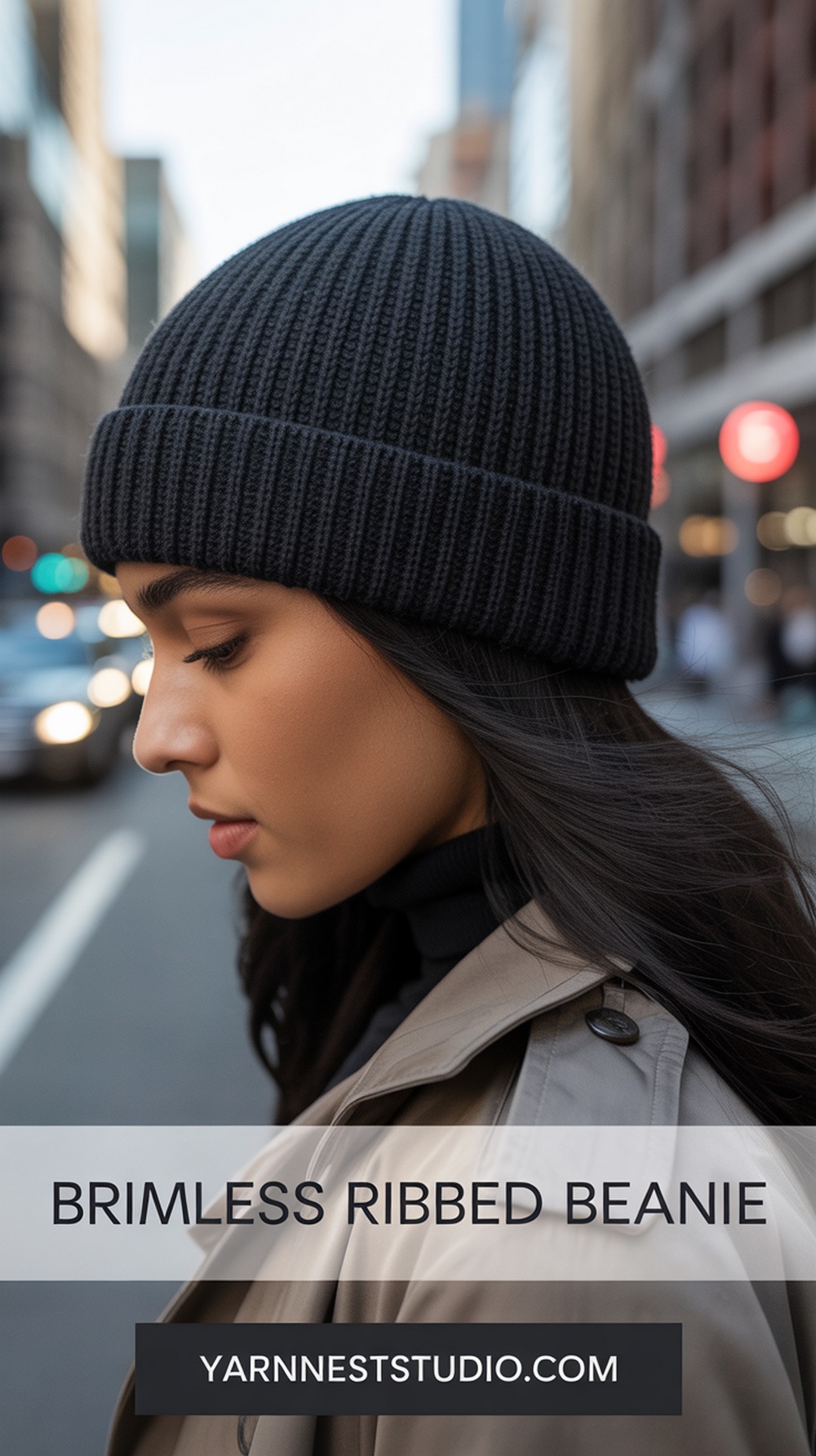 Brimless Ribbed Beanie