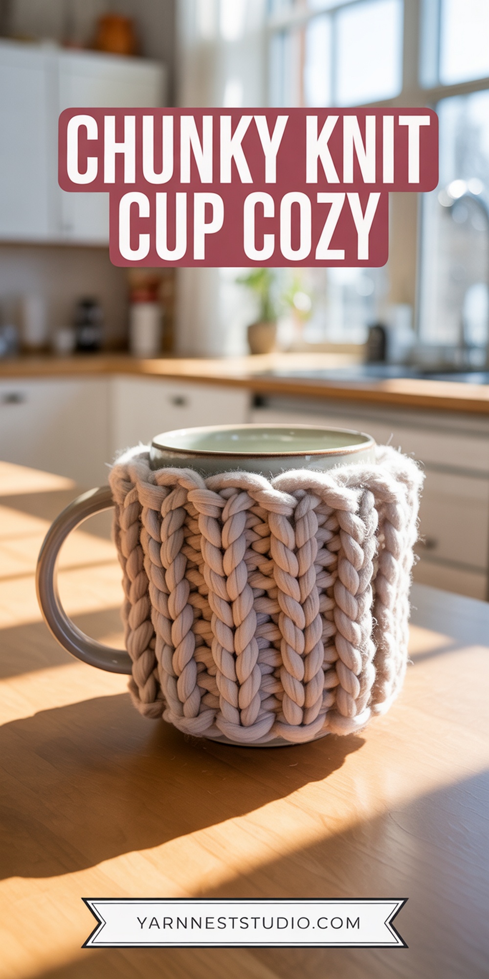 Chunky Knit Cup Cozy