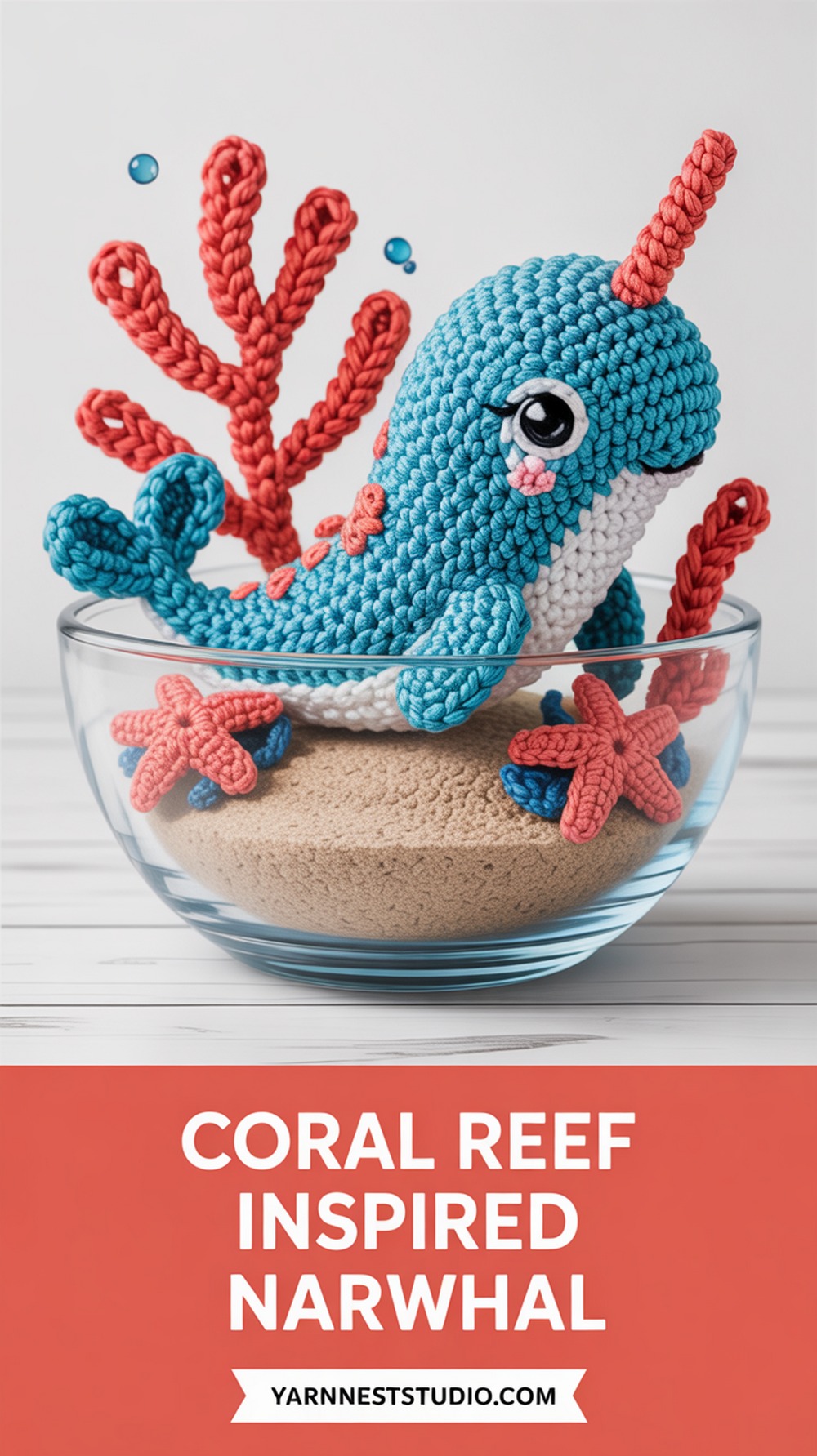 Coral Reef Inspired Narwhal