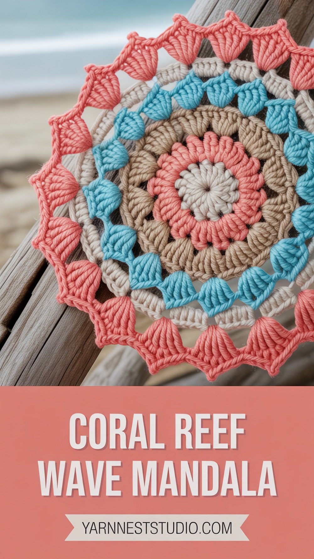 Coral Reef Wave Mandala