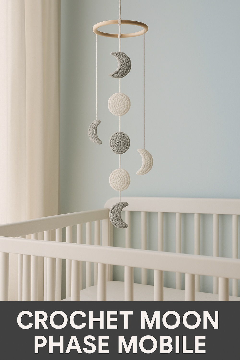 Crochet Moon Phase Mobile
