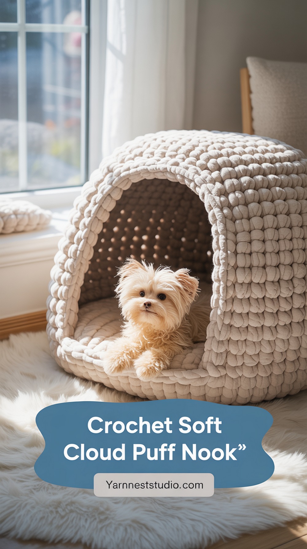 Crochet Soft Cloud Puff Nook