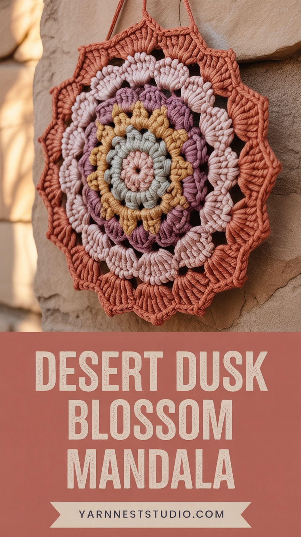 Desert Dusk Blossom Mandala