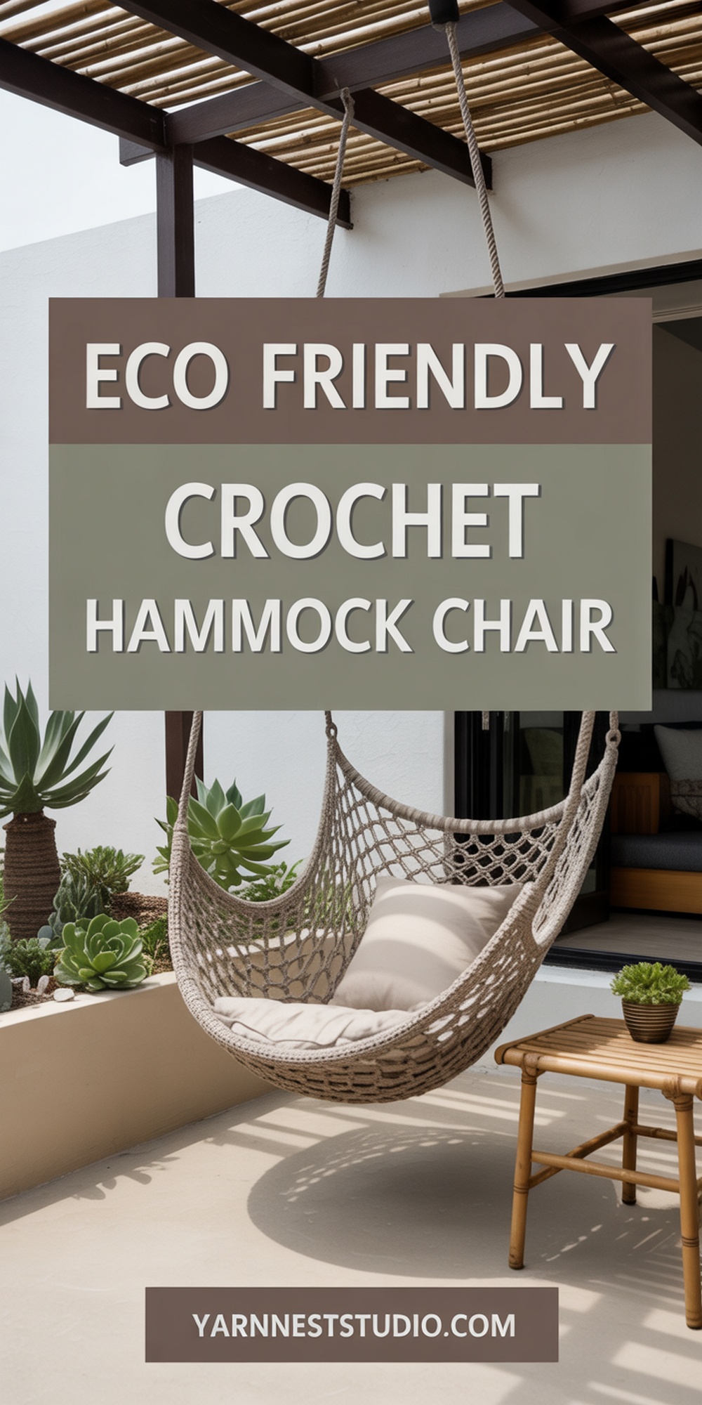 Eco Friendly Crochet Hammock Chair