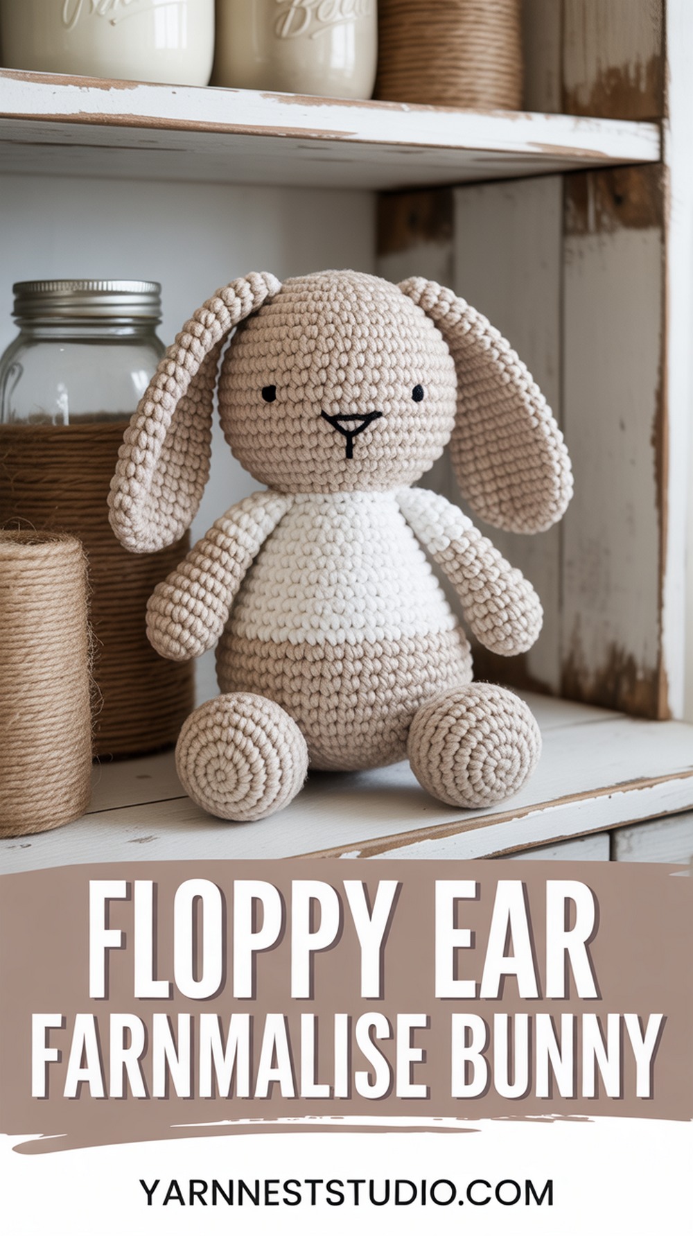 Floppy Ear Farmhouse Bunny