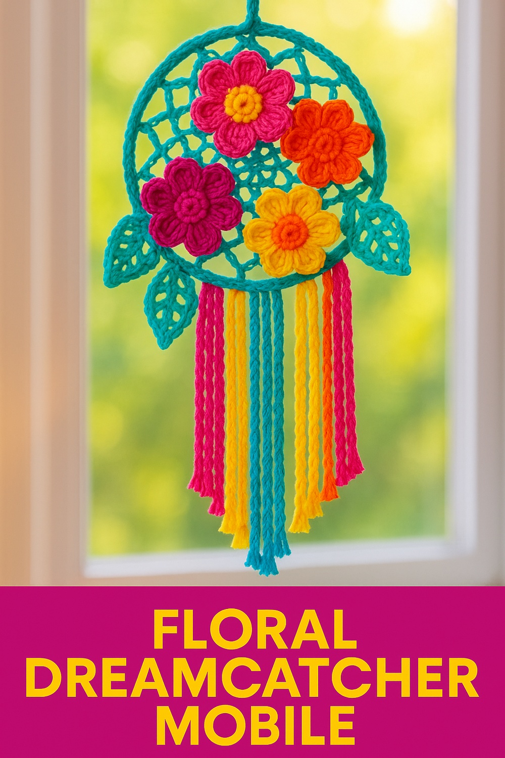 Floral Dreamcatcher Mobile