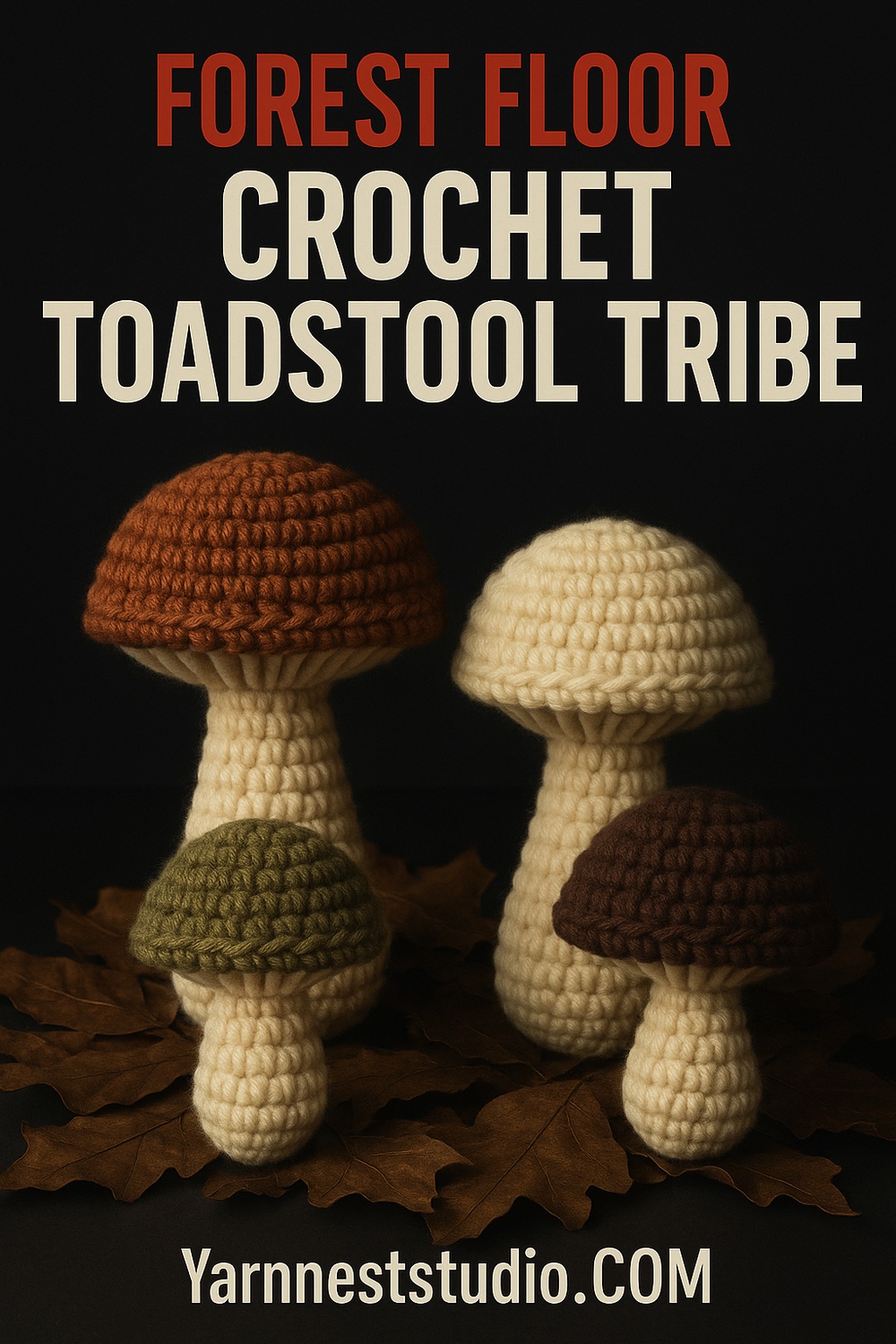 Forest Floor Crochet Toadstool Tribe
