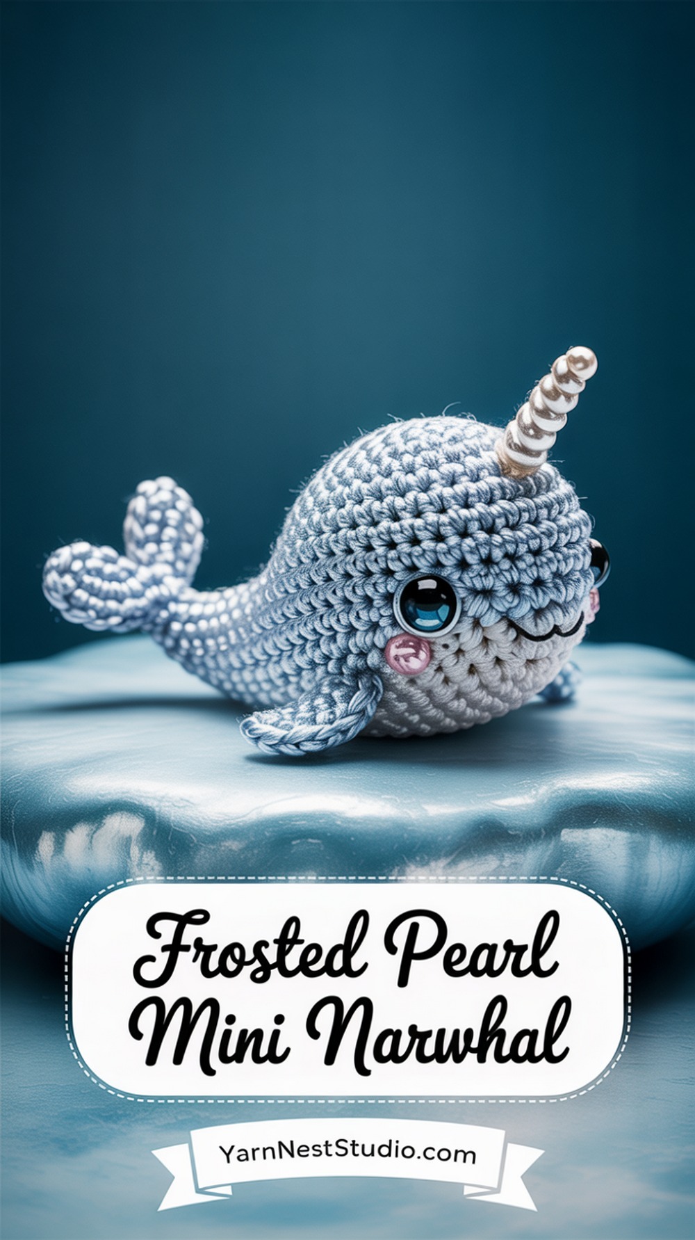 Frosted Pearl Mini Narwhal