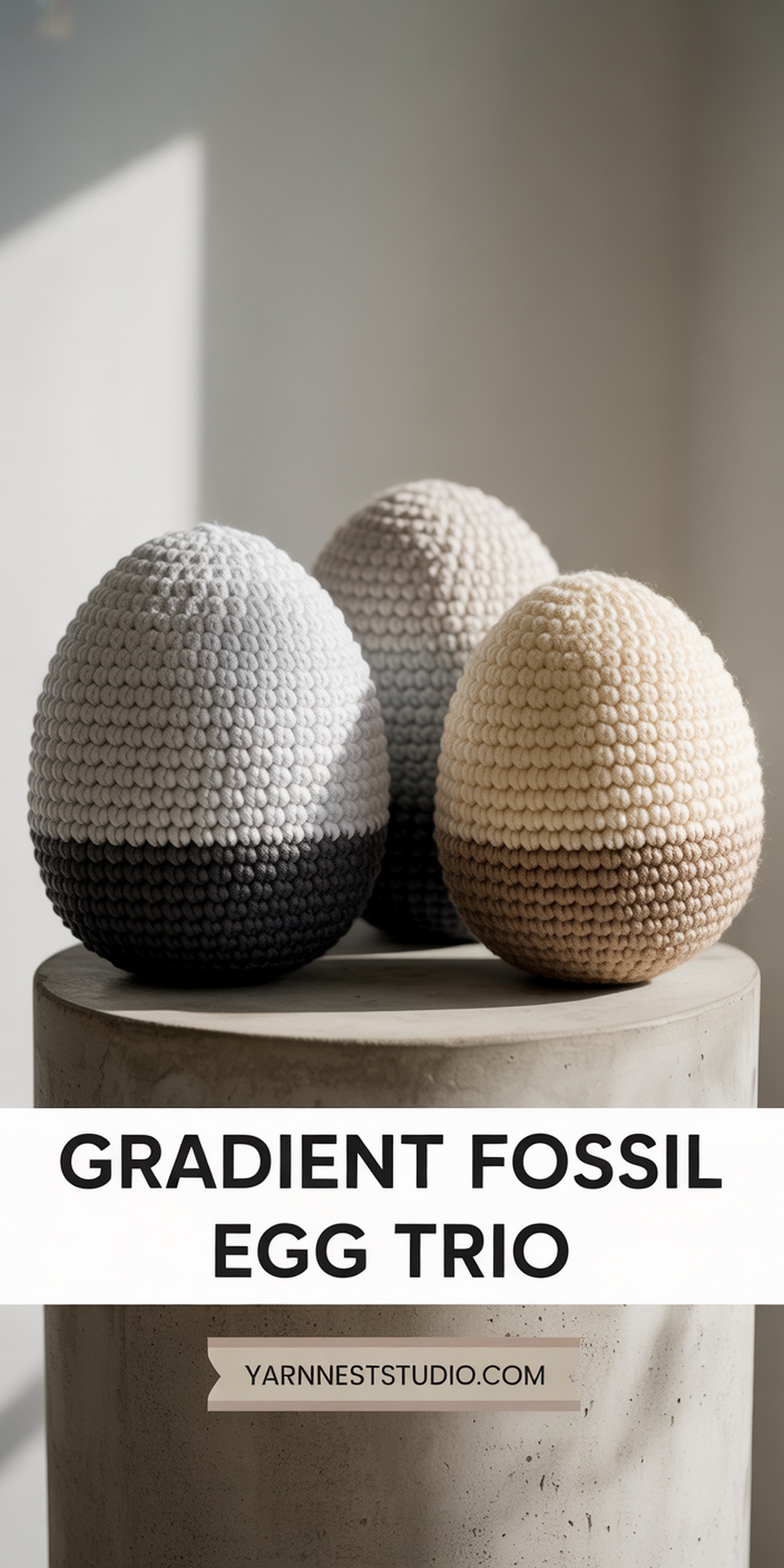 Gradient Fossil Egg Trio