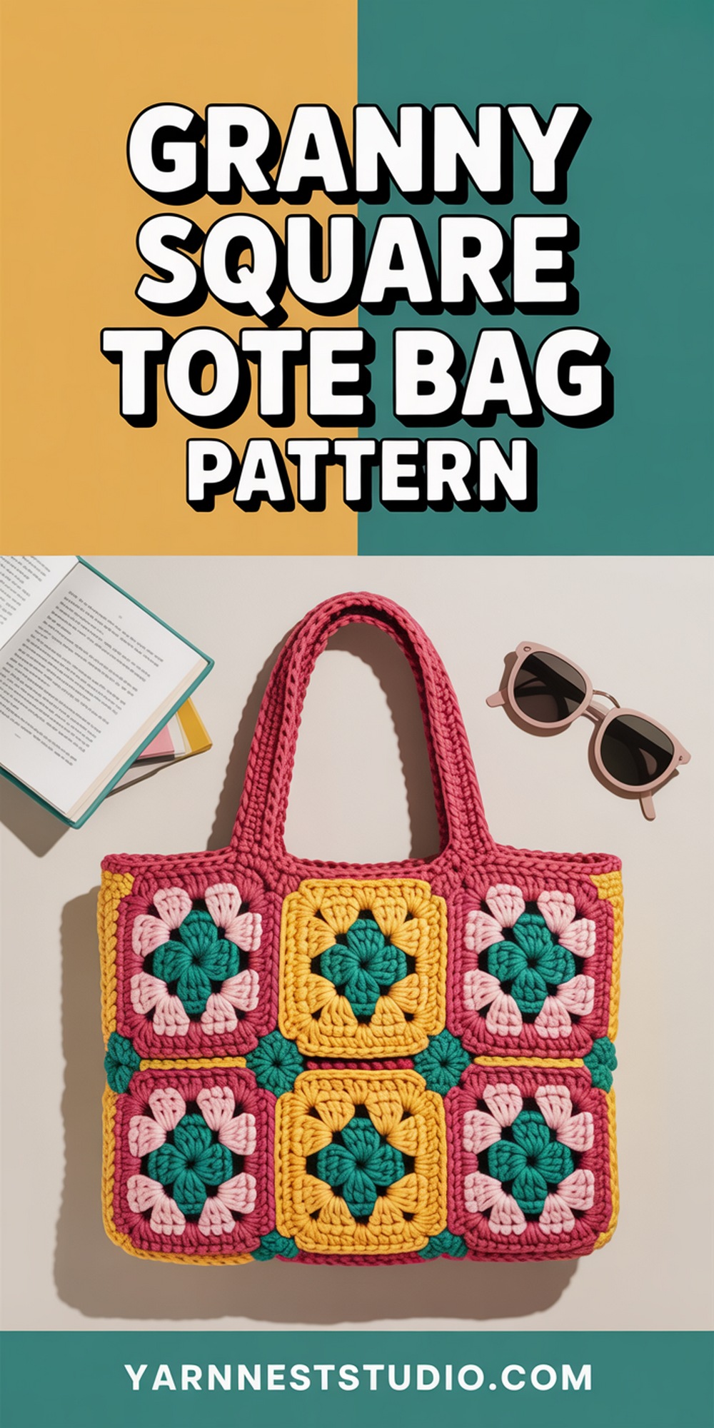 Granny Square Tote Bag