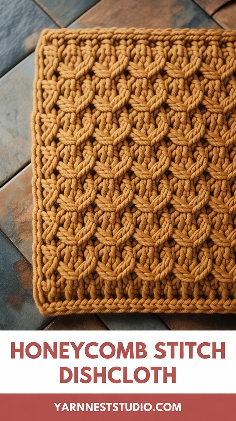 Honeycomb Stitch Dishcloth