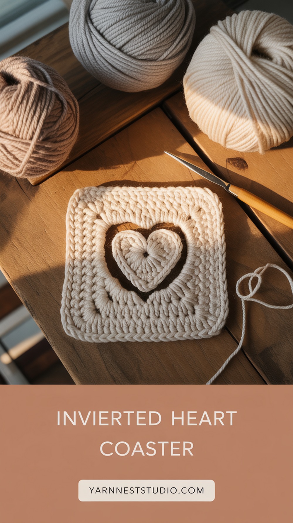 Inverted Heart Coaster