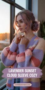 Lavender Sunset Cloud Sleeve Cozy