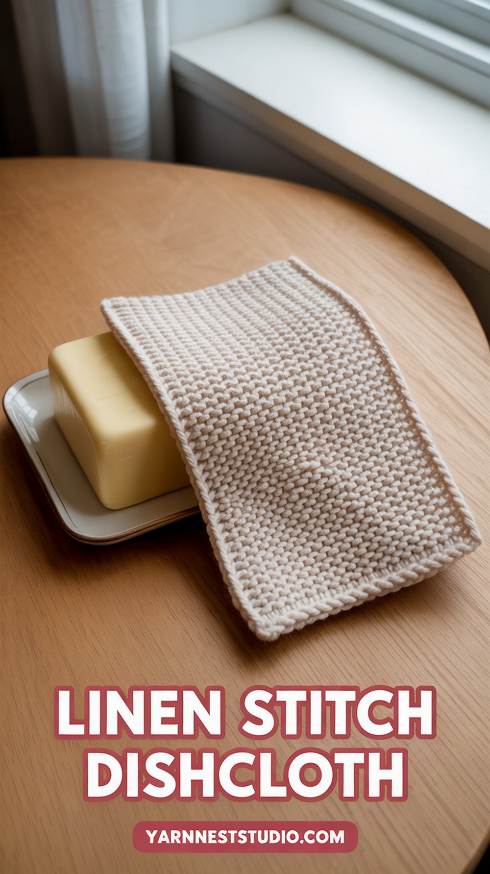 Linen Stitch Dishcloth