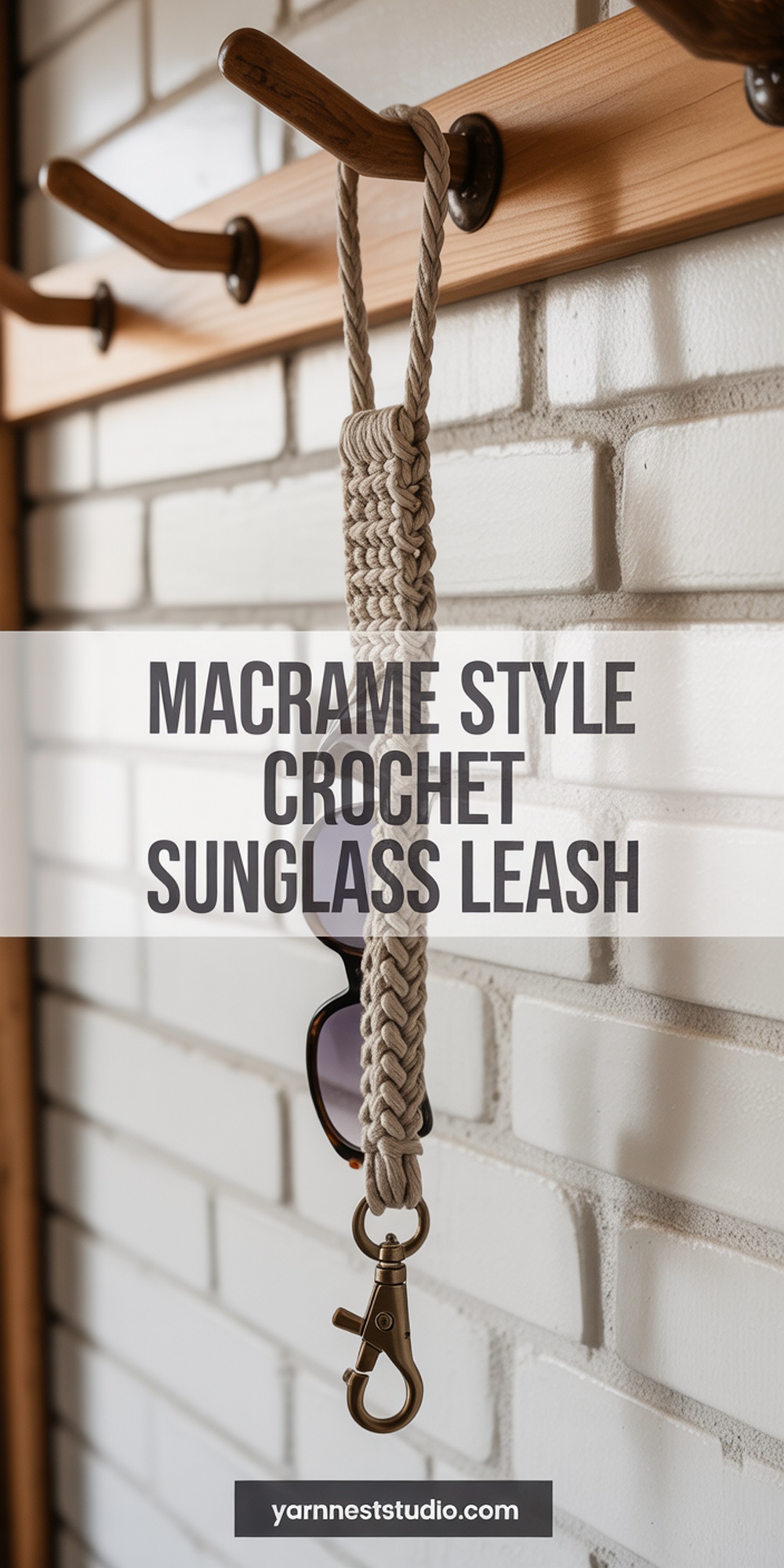 Macrame Style Crochet Sunglass Leash